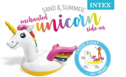 large 57561  SWIMMING FLOAT INTEX UNICORN WHITE RIDE ON balidiveshop 2